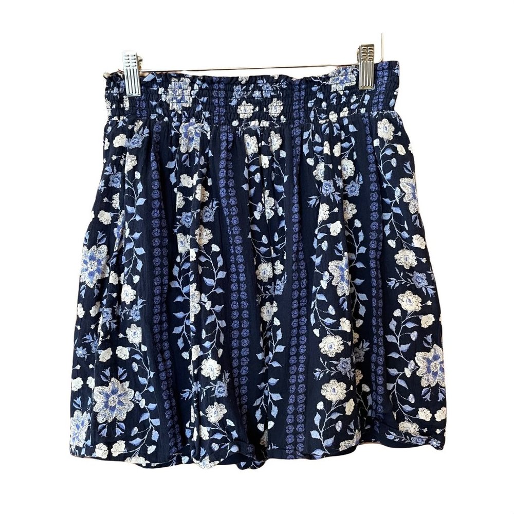 Old Navy Womens Size S Skirt Floral Multicolor Boho Lined Pull On Elastic Waist - Picture 1 of 12